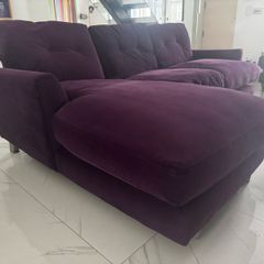 Velvet sofa