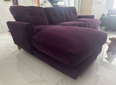 Velvet sofa