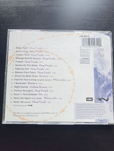 Purple Rainbows - Best of Deep Purple Rainbow Whitesnake Graham Bonnet Dio CD