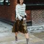 ZARA  shiny SNAKESKIN print skirt bloggers favourite Image 4