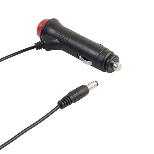 5.5x2.1mm to Cigarette Lighter Power Supply Adapter Cable with Switch Fuse