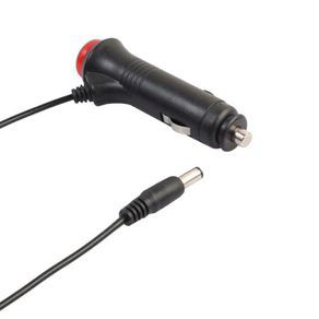 5.5x2.1mm to Cigarette Lighter Power Supply Adapter Cable with Switch Fuse