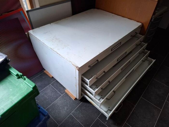Plan Files drawers/cabinet