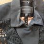 Coat Jacket BCBGMAXAZRIA size S lace black Image 4