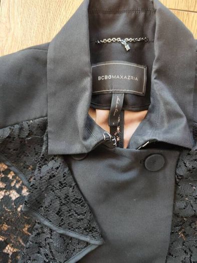 Coat Jacket BCBGMAXAZRIA size S lace black