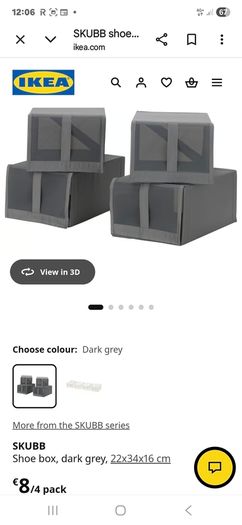Ikea shoe boxs