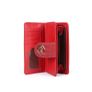 New Stylish Red - Quilted Metail Detail Trim Purse Image 4
