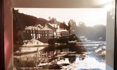 black and white picture of County Cork Hotel