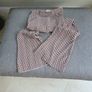 Ladies geometric plisse pants uk10 Image 4