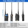 Baofeng M-5R Walkie Talkie Long Range Wireless Copy Frequency Two Way Radio Air Band Commutator Amateur Ham Radio UV-5R K5 Image 3