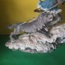Native American warrior and wolf figurine Image 3