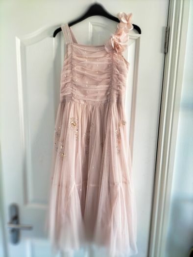 Stunning pink/rose gold occasion dress from Next , age 12