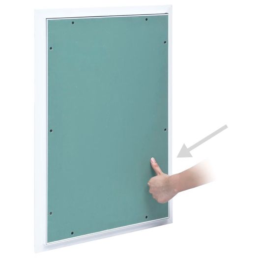Access Panel with Aluminium Frame and Plasterboard 400x600 mm