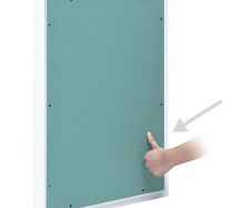 Access Panel with Aluminium Frame and Plasterboard 400x600 mm