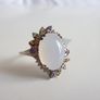 New silver RRP e137 Gemporia multistone ring size N-O Image 2