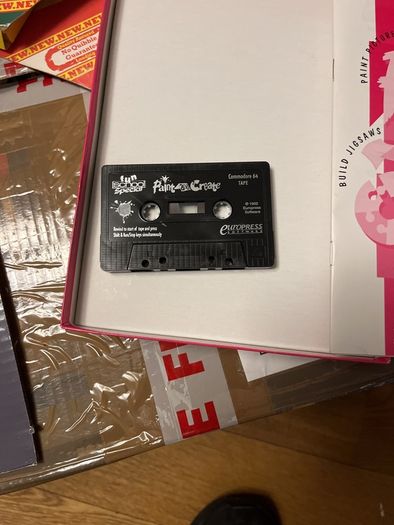 Rare "thought to be lost" C64 Game - Fun School Specials: Paint and Create (1993 Cassette)