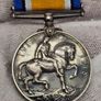 WWI 1914-1918 Silver Medal 112314 PTE. F. W. MARSHALL R. A. M. C. 33.7 Grams Sterling Silver Image 2