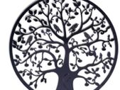 BRAND NEW Round Wall Hanging Decorations Diameter 60cm Art Home Hanging Ornament Iron Tree Wall Decor