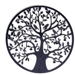 BRAND NEW Round Wall Hanging Decorations Diameter 60cm Art Home Hanging Ornament Iron Tree Wall Decor