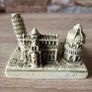 Vintage Piazza Dei Miracoli Pisa Italy Mini Statue Figurine Souvenir Image 2