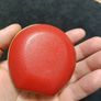 Retro West Clox Round Red Travel Clock Image 7