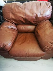 leather armchair