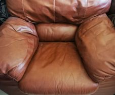leather armchair