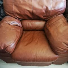 leather armchair