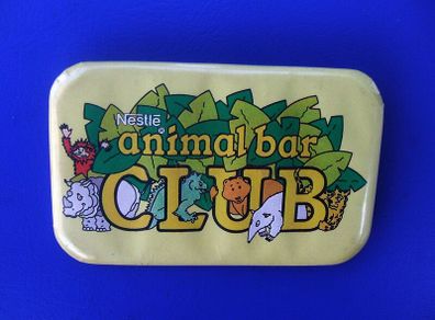 ANIMAL BAR CLUB (Nestle chocolate) - a club membership badge (1980s). Large sized badge 70mm x 45mm.