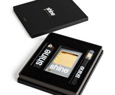 Shine 24K Gold Rolling Paper Gift Box