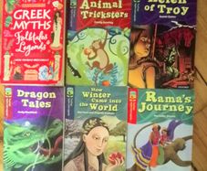 Greek and other Myths x 6 books. Aged 8-11.