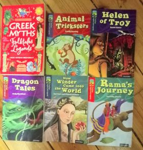 Greek and other Myths x 6 books. Aged 8-11.