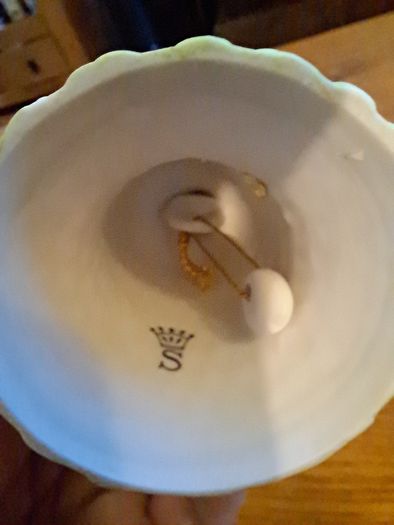 Vintage Saxony Porcelain Bell