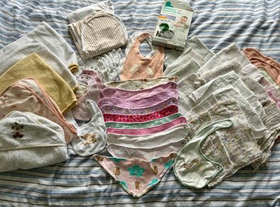 Baby bundle - muslins, swaddles etc