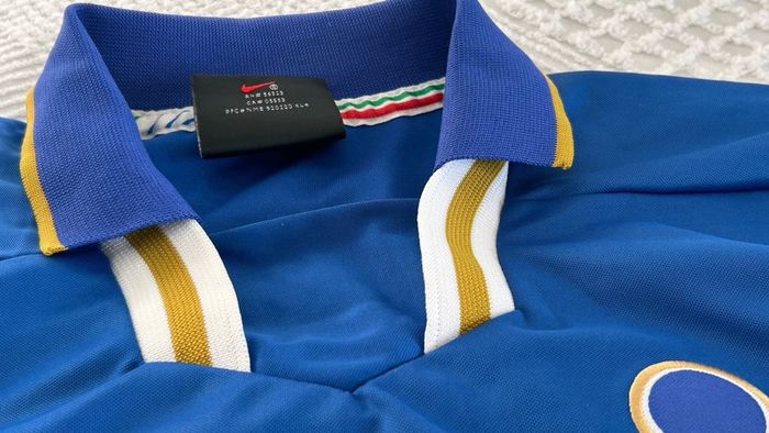 Italy Match Worn Issued Jersey Shirt Italia 96 97 Nike Xl