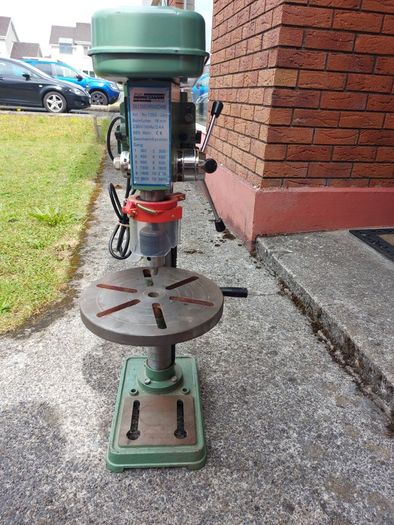 Table Top Bruder Mannesmann Werkzeuge Saulenbohrmaschine, In As New Condition, Works Great, Very Heavy