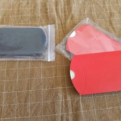 Small Pillow Boxes Red and Black