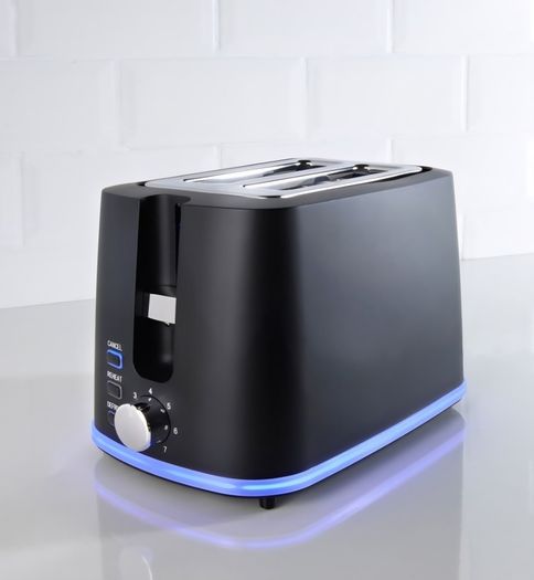 Blaupunkt Illuminating 2 Slice Toaster - Black