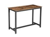 Industrial Design Bar Dining Table bar table, stable bar table, kitchen table, dining table, 120 x 60 x 90 cm, easy assembly, wood look, vintage, dark brown