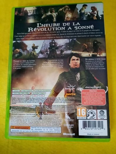 Fable 3 III Xbox 360 Games Original