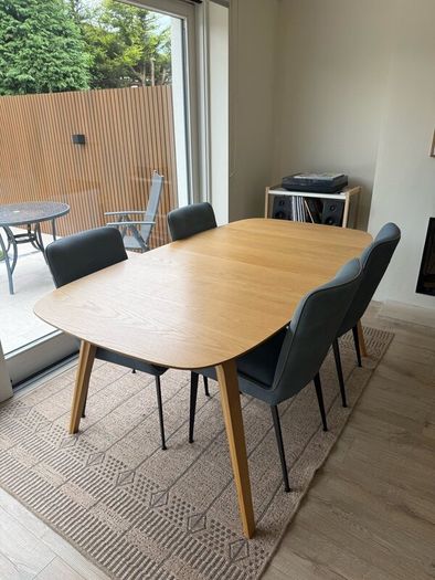 Dylan Dining Chairs - set of 2 in blue / grey