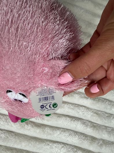 Plush Pig Paws with flowers pink Paws Dirty Please look at the pictures
