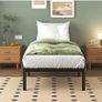 3ft Single Bed Frame with Rounded Corner Legs Image 3