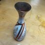 vintage brass flower vase Image 2