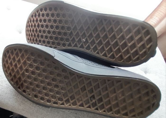 Vans black shoes womens size 4
