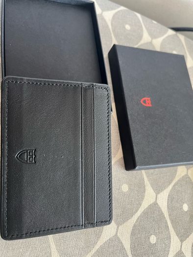 Tudor Watch Leather Credit Card Holder
