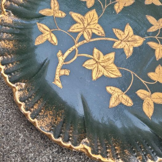 Antique pair of decorative plates