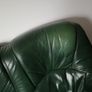 Calfskin Patent leather couches in deep green Image 4