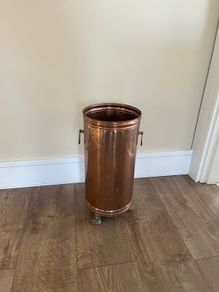 Vintage Copper Umbrella Stand