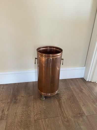Vintage Copper Umbrella Stand